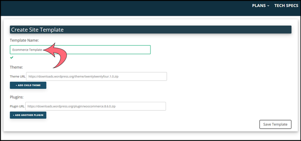How To Add Site Templates - Mshini Managed WordPress Hosting