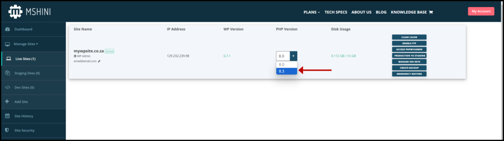 PHP Selector Tool