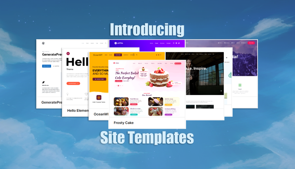 Mshini Site Templates