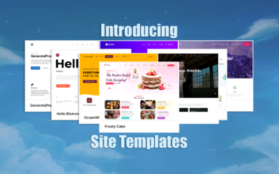 Introducing Mshini Site Templates